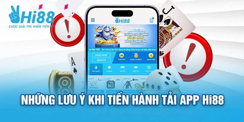 Lưu ý quan trọng